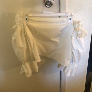 White off shoulder Shein top. Never used
